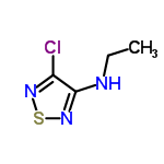 InChI=1/C4H6ClN3S/c1-2-6-4-3(5)7-9-8-4/h2H2,1H3,(H,6,8)