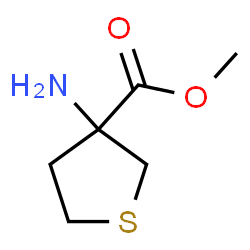 ChemSpider 2D Image | Methyl 3-aminotetrahydro-3-thiophenecarboxylate | C6H11NO2S
