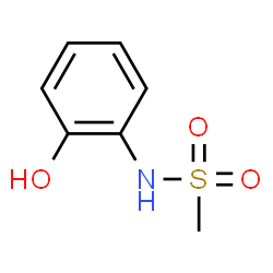 ChemSpider 2D Image | N-(2-Hydroxyphenyl)methanesulfonamide | C7H9NO3S