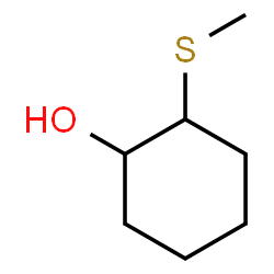 ChemSpider 2D Image | 2-(Methylsulfanyl)cyclohexanol | C7H14OS