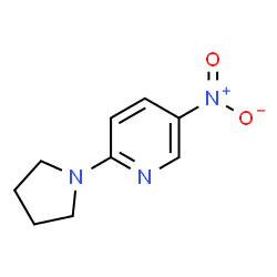 ChemSpider 2D Image | 5-nitro-2-pyrrolidin-1-ylpyridine | C9H11N3O2