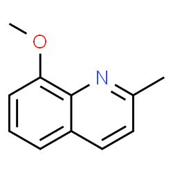 ChemSpider 2D Image | 8-Methoxy-2-methylquinoline | C11H11NO