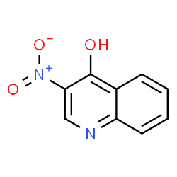 ChemSpider 2D Image | 3-Nitro-4-quinolinol | C9H6N2O3