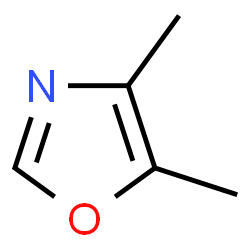 ChemSpider 2D Image | 4,5-dimethyloxazole | C5H7NO