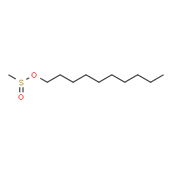 ChemSpider 2D Image | Decyl methanesulfinate | C11H24O2S