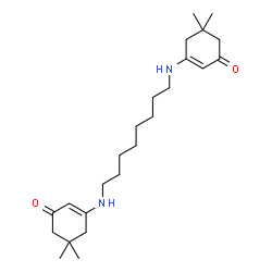 ChemSpider 2D Image | 3,3'-(1,8-Octanediyldiimino)bis(5,5-dimethyl-2-cyclohexen-1-one) | C24H40N2O2