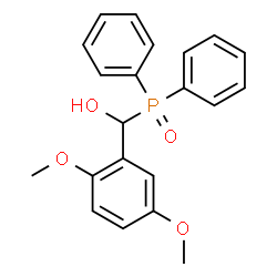 ChemSpider 2D Image | (2,5-Dimethoxyphenyl)(diphenylphosphoryl)methanol | C21H21O4P