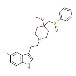 ChemSpider 2D Image | GR-159897 | C23H27FN2O2S