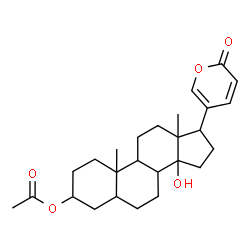 ChemSpider 2D Image | 3-Acetoxy-14-hydroxybufa-20,22-dienolide | C26H36O5
