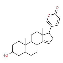 ChemSpider 2D Image | 3-Hydroxybufa-14,20,22-trienolide  | C24H32O3