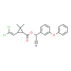 ChemSpider 2D Image | Cypermethrin | C22H19Cl2NO3