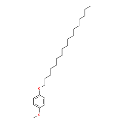 ChemSpider 2D Image | 1-(Heptadecyloxy)-4-methoxybenzene | C24H42O2