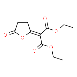 ChemSpider 2D Image | Diethyl (5-oxodihydro-2(3H)-furanylidene)malonate | C11H14O6