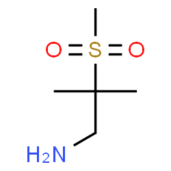ChemSpider 2D Image | 2-Methyl-2-(methylsulfonyl)-1-propanamine | C5H13NO2S