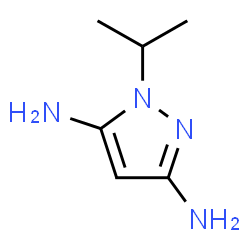 ChemSpider 2D Image | 1-isopropylpyrazole-3,5-diamine | C6H12N4