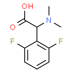 ChemSpider 2D Image | (2,6-Difluorophenyl)(dimethylamino)acetic acid | C10H11F2NO2