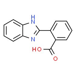 ChemSpider 2D Image | 2-(1H-Benzimidazol-2-yl)benzoic acid | C14H10N2O2