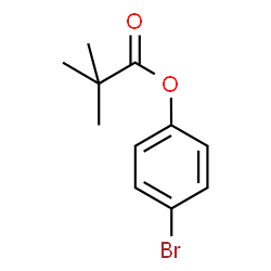 ChemSpider 2D Image | 4-Bromophenyl pivalate | C11H13BrO2