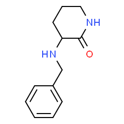 ChemSpider 2D Image | 3-(Benzylamino)-2-piperidinone | C12H16N2O