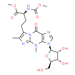 ChemSpider 2D Image | wybutosine | C21H28N6O9