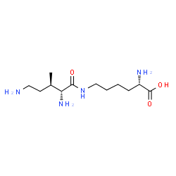 ChemSpider 2D Image | N~6~-(5-Amino-D-isoleucyl)-L-lysine | C12H26N4O3