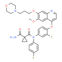 ChemSpider 2D Image | Foretinib | C34H34F2N4O6