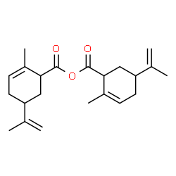 ChemSpider 2D Image | 5-Isopropenyl-2-methyl-2-cyclohexene-1-carboxylic anhydride | C22H30O3