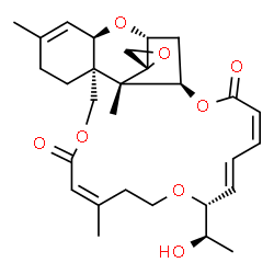ChemSpider 2D Image | roridin E | C29H38O8