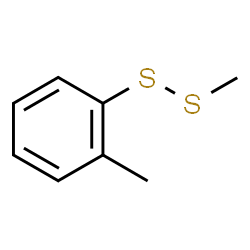 ChemSpider 2D Image | Methyl 2-methylphenyl disulfide | C8H10S2