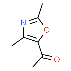 ChemSpider 2D Image | 5-Acetyl-2,4-dimethyloxazole | C7H9NO2