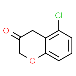 ChemSpider 2D Image | 5-Chloro-2H-chromen-3(4H)-one | C9H7ClO2
