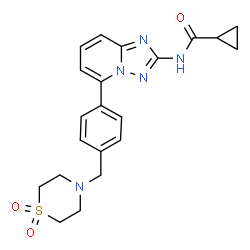 ChemSpider 2D Image | Filgotinib | C21H23N5O3S
