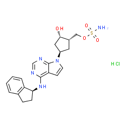 ChemSpider 2D Image | Pevonedistat hydrochloride | C21H26ClN5O4S