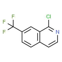 ChemSpider 2D Image | 1-Chloro-7-(trifluoromethyl)isoquinoline | C10H5ClF3N