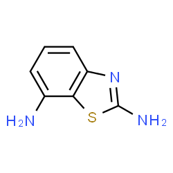 ChemSpider 2D Image | benzo[d]thiazole-2,7-diamine | C7H7N3S