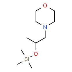 ChemSpider 2D Image | 4-{2-[(Trimethylsilyl)oxy]propyl}morpholine | C10H23NO2Si
