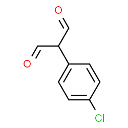 ChemSpider 2D Image | (4-Chlorophenyl)malonaldehyde | C9H7ClO2