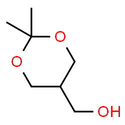 ChemSpider 2D Image | 1,3-Dioxane-5-methanol,2,2-dimethyl- | C7H14O3