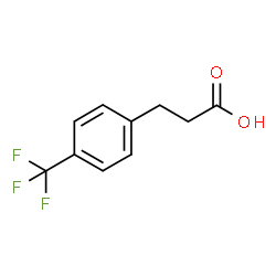 ChemSpider 2D Image | 3-[4-(Trifluoromethyl)phenyl]propanoic acid | C10H9F3O2