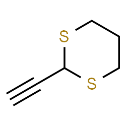 ChemSpider 2D Image | 2-Ethynyl-1,3-dithiane | C6H8S2