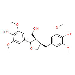 ChemSpider 2D Image | (+)-5,5'-dimethoxylariciresinol | C22H28O8
