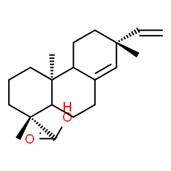 ChemSpider 2D Image | (5xi,9xi,10alpha,13alpha)-Pimara-8(14),15-dien-18-oic acid | C20H30O2