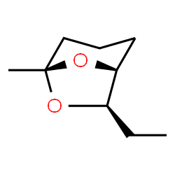 ChemSpider 2D Image | (1S,5S,7R)-7-Ethyl-5-methyl-6,8-dioxabicyclo[3.2.1]octane | C9H16O2