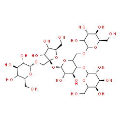 ChemSpider 2D Image | beta-D-erythro-Hexopyranosyl-(1->1)-beta-D-glycero-hex-2-ulofuranosyl (2xi)-D-xylo-hexopyranosyl-(1->6)-[(5xi)-L-arabino-hexopyranosyl-(1->4)]-beta-D-threo-hexopyranoside | C30H52O26