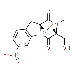 ChemSpider 2D Image | GLIONITRIN A | C13H11N3O5S2