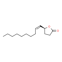 ChemSpider 2D Image | (5S)-5-(1Z)-1-Decen-1-yldihydro-2(3H)-furanone | C14H24O2