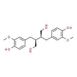 ChemSpider 2D Image | (+)-secoisolariciresinol | C20H26O6