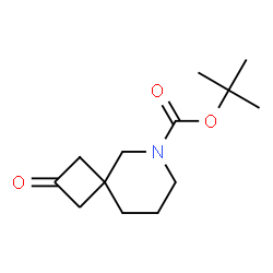 ChemSpider 2D Image | tert-butyl 2-oxo-6-azaspiro[3.5]nonane-6-carboxylate | C13H21NO3