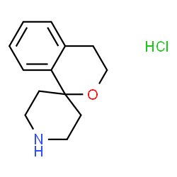 ChemSpider 2D Image | spiro[isochromane-1,4'-piperidine] hydrochloride | C13H18ClNO