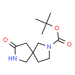 ChemSpider 2D Image | tert-butyl 8-oxo-2,7-diazaspiro[4.4]nonane-2-carboxylate | C12H20N2O3